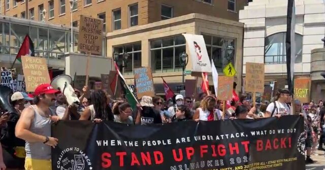 Watch Live: Leftists March Against Republican National Convention in Milwaukee