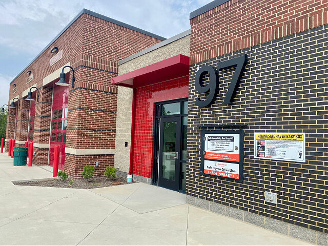 A newborn baby was surrendered to a Safe Haven Baby Box at a fire station in Fishers, Indi