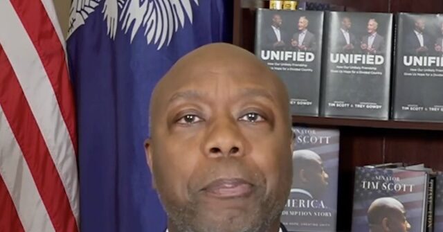 Tim Scott: Violence Is the 'Natural Outcome' of the Media Saying Trump Is Threat to Democracy
