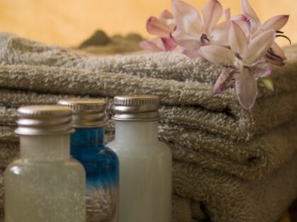 small bottles personal care products hotels