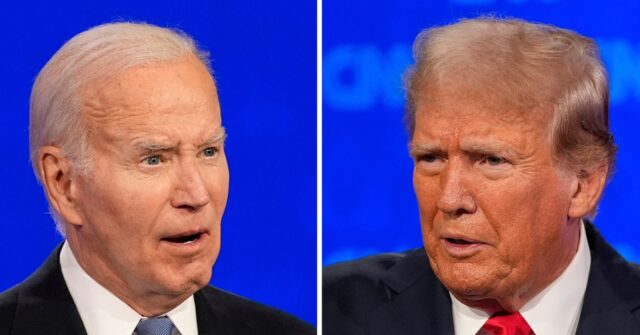 Poll: More Say They Agree with Trump over Biden on the Issues