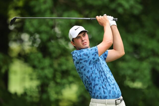 American Davis Thompson fired a seven-under par 64 to win the John Deere Classic for his f