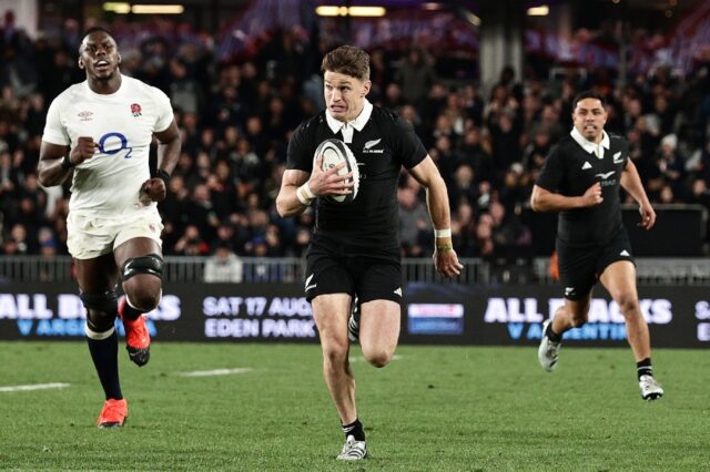 Beauden Barrett was hugely infuential off the bench in both matches against England