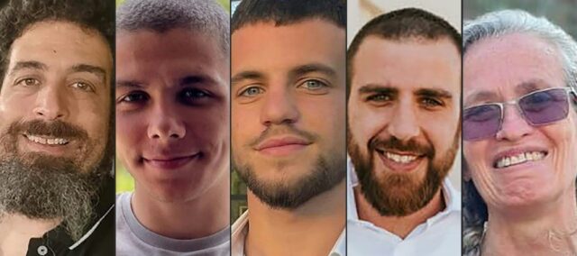 This combination of pictures shows, left to right, Ravid Katz, Kiril Brodski, Tomer Ahimas