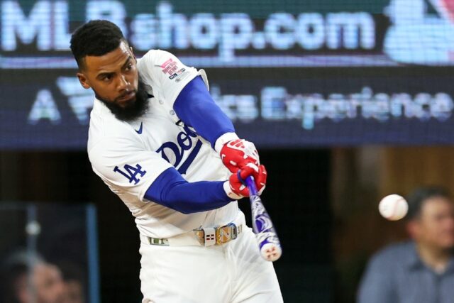 Dominican slugger Teoscar Hernández of the Los Angeles Dodgers won Major League Baseball'