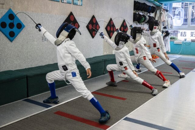 Fencing students training in Hong Kong have been inspired by city's gold medal winners in