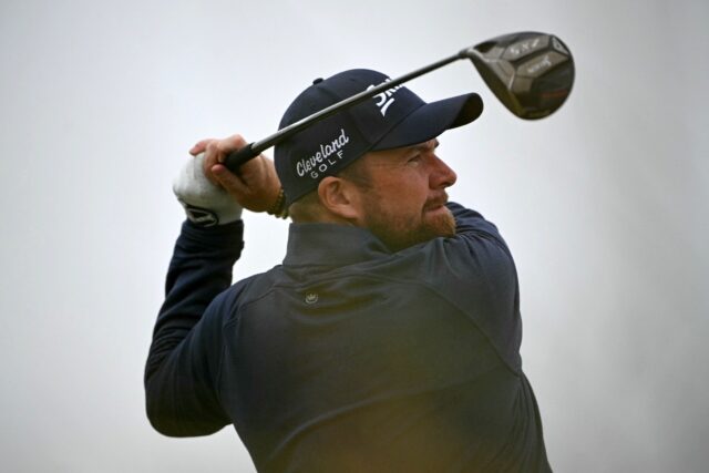 Ireland's Shane Lowry takes a two-shot lead into the third round of the British Open