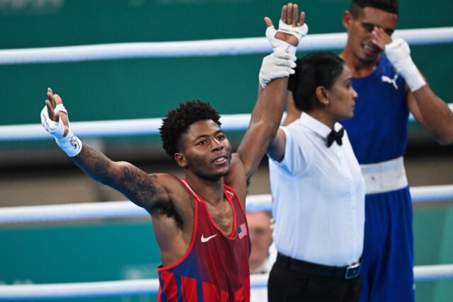 Jahmal Harvey of the United States is one of the favourites for boxing gold in Paris