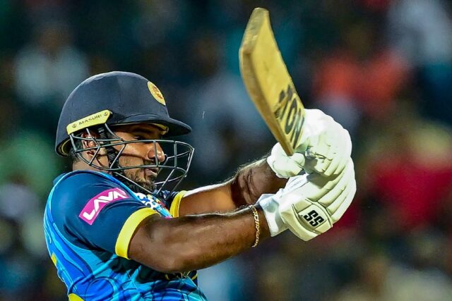 Kusal Perera made 53 for Sri Lanka in the second T20 international against India at Pallek