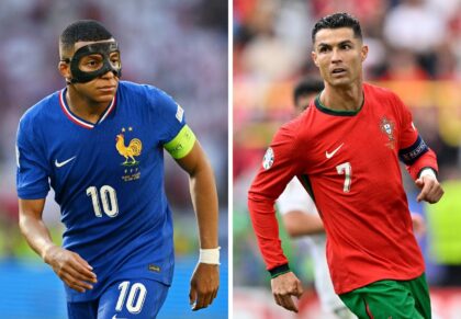 Kylian Mbappe and Cristiano Ronaldo will lead France and Portugal into their Euro 2024 qua