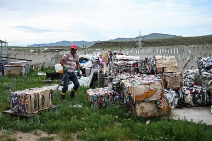 Mongolia is among the world's top per capita producers of plastic waste, and without a cen