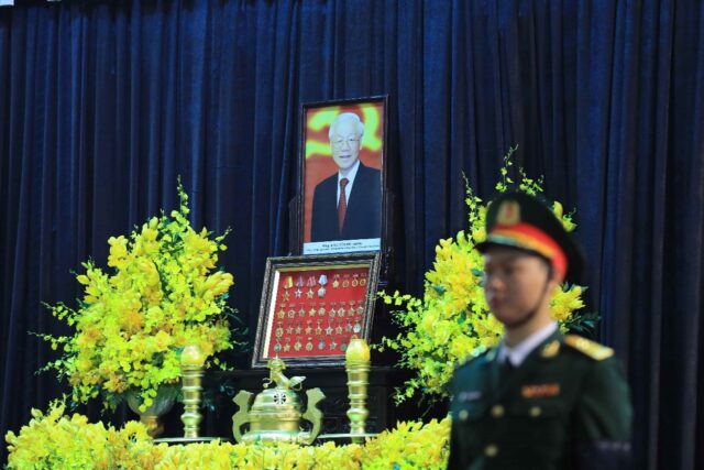 Nguyen Phu Trong died at a military hospital in the capital Hanoi last week