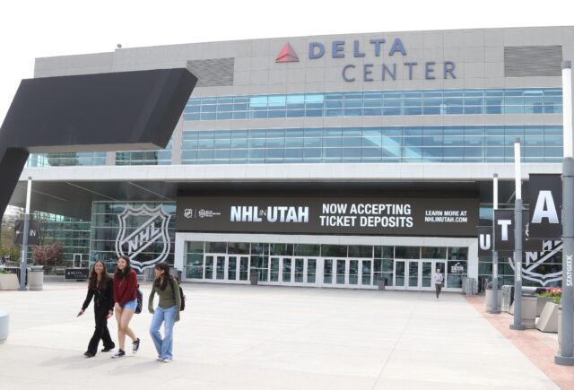 The NHL's new Utah team, the relocated Arizona franchise, will play its first home game in