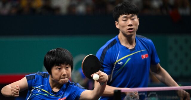 North Korea wins table tennis