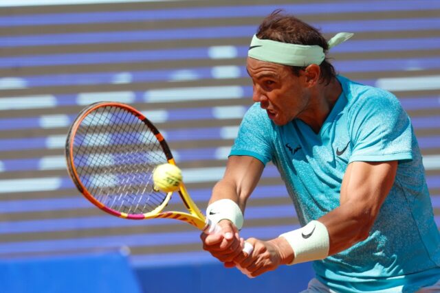 Rafael Nadal is a win away from the 93rd singles title of his career -- and a first since