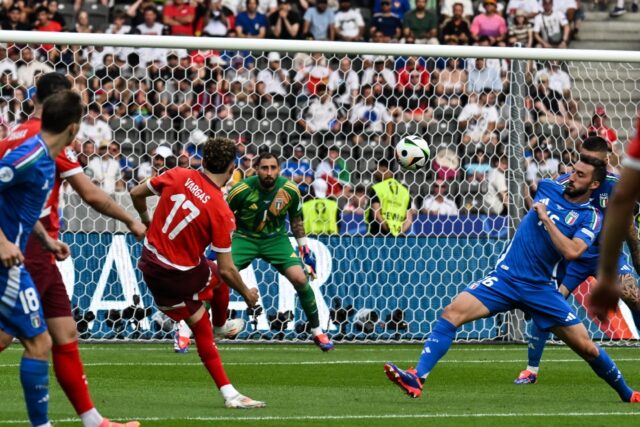 Ruben Vargas scored Switzerland's stunning second against Italy