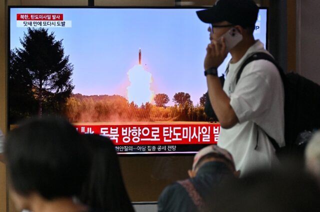 Seoul's military described the Monday launches as being of two short-range ballistic missi