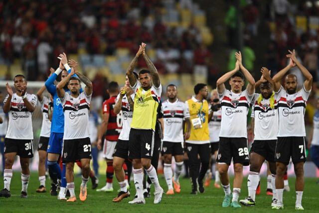 Southampton bound: Sao Paulo's Juan and Wellington (1st L, 2nd L) are set to leave the Bra