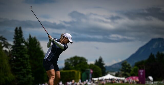 Stephanie Kyriacou Leads at Evian Championship