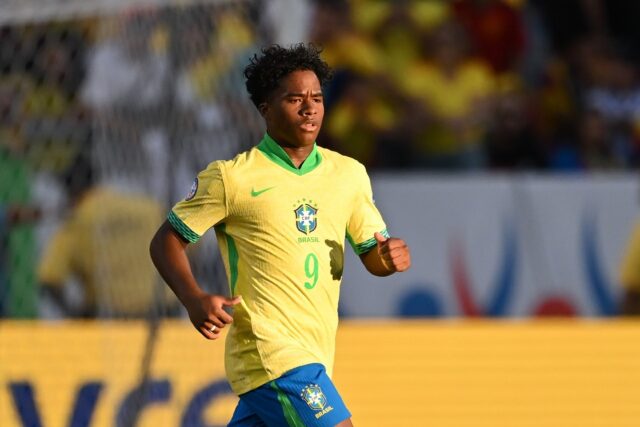 Teenage striker Endrick will make his first international start for Brazil in Saturday's C