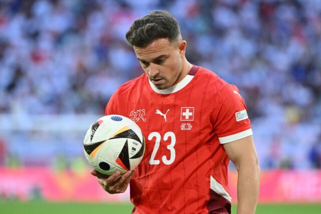 Xherdan Shaqiri's last appearance for Switzerland came as a substitute against England in