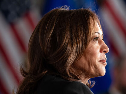 Vice President Kamala Harris participates in a roundtable discussion on nursing home care,