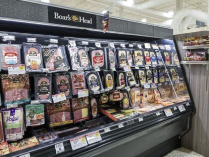 Athens, Georgia, Publix, Grocery Store Boar's Head deli meats, display. (Jeffrey Gree