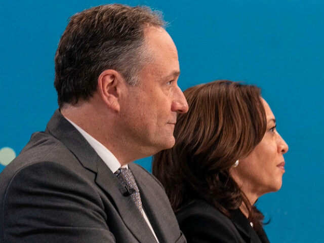 Doug Emhoff and Kamala Harris