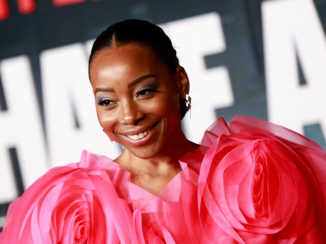 US actress Erica Ash arrives for the premiere of Netflix's "We Have a Ghost" at The Tudum