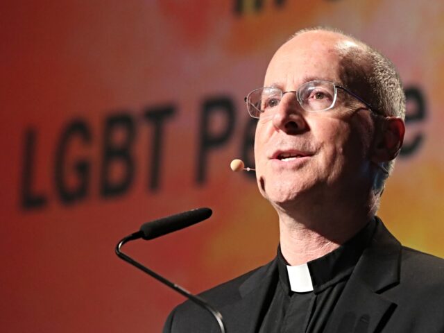 US priest Father James Martin speaking at the world meeting of families in Dublin, on how