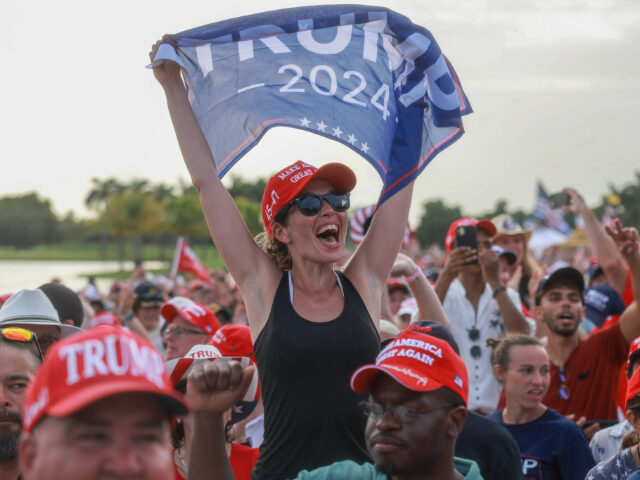 Former President Donald Trump Holds A Campaign Rally In Doral, Florida