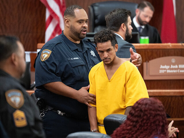 HOUSTON, TEXAS - JUNE 24: Franklin Peña, one of the two men accused of killing 12-year-ol