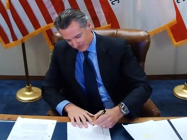 This image made from video from the Office of the Governor shows California Gov. Gavin New