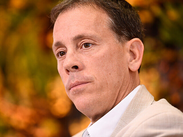 Jim VandeHei, Co-Founder and CEO, Axios, listens during the Milken Institute Global Confer