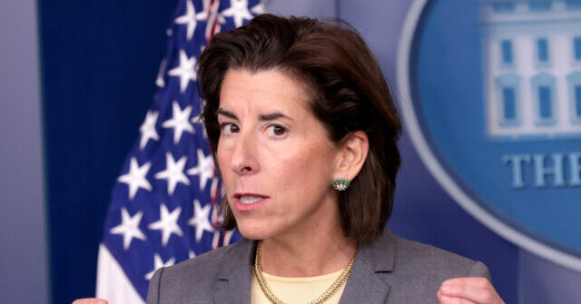 Commerce Secretary Gina Raimondo Says She Doesn't Believe Official Government Jobs Numbers