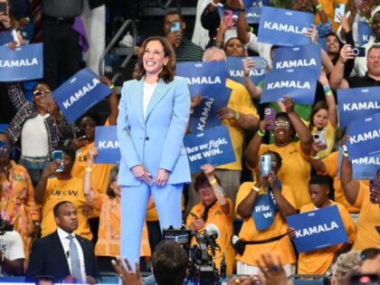 ATLANTA, UNITED STATES - JULY 30: Vice President of the United States Kamala Harris greets