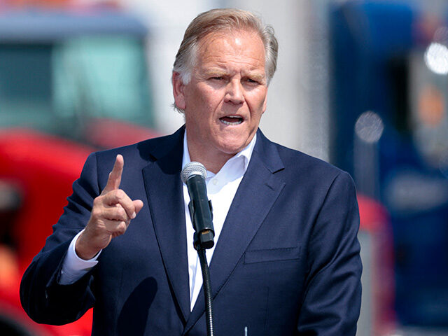 Senate candidate Mike Rogers (R-MI) speaks before Republican Vice Presidential Nominee, Se