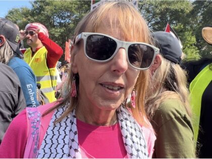 Medea Benjamin of Code Pink (Joel Pollak / Breitbart News)