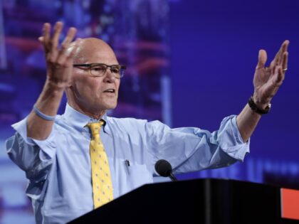 James Carville speaks at the annual U.S. Conference of Mayors meeting, Monday, June 26, 20