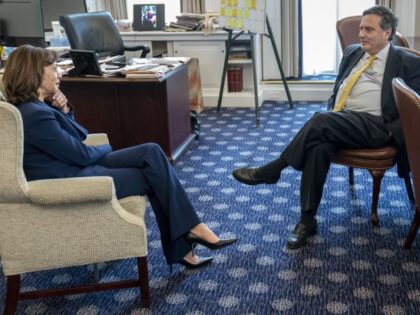 Vice President Kamala Harris meets with departing Chief of Staff Ron Klain, Friday, Januar