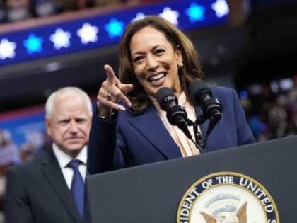 PHILADELPHIA, PENNSYLVANIA - AUGUST 6: Democratic presidential candidate, U.S. Vice Presid