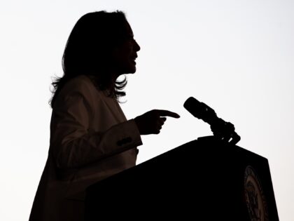 US Vice President Kamala Harris during a campaign event in Detroit, Michigan, US, on Wedne