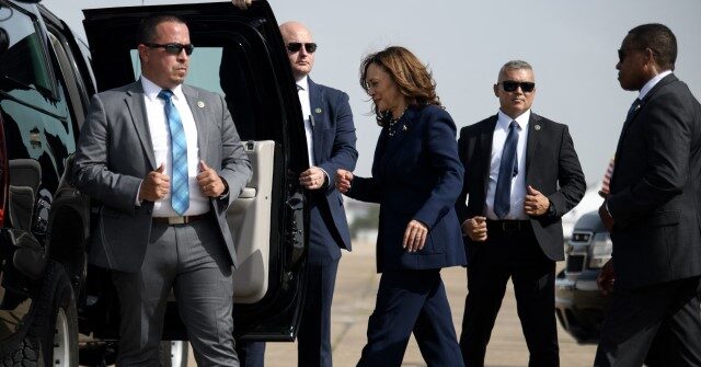 Kamala Harris Protected by Same Guns She Wants to Ban