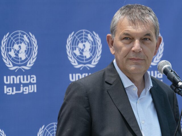 FILE - Philippe Lazzarini, Under-Secretary-General of the United Nations and Commissioner-