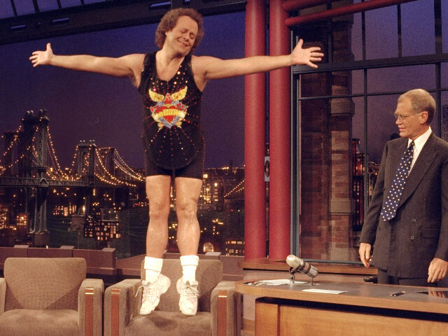 NEW YORK - MAY 11: Richard Simmons on the LATE SHOW WITH DAVID LETTERMAN on May 11, 2000.