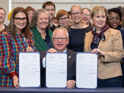 APRIL 27, 2023 -- St. Paul, MN -- Gov. Tim Walz signed three progressive priorities of the