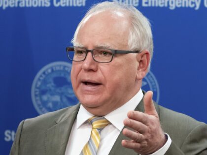 Governor Tim Walz speaks during a press conference Tuesday, May 5, 2020 with MMB Commissio