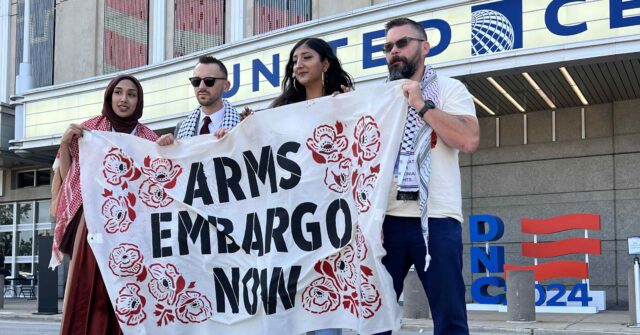WATCH: 'Uncommitted' Pro-Palestinian Delegates Demand DNC Speaking Slot; Won't Speak to Breitbart
