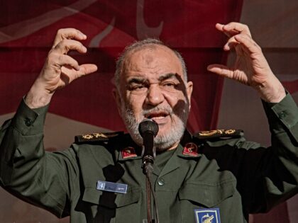 12/17/2023 Tehran, Iran. Hossein Salami, the Head of Iran's Islamic Revolutionary Guard Co