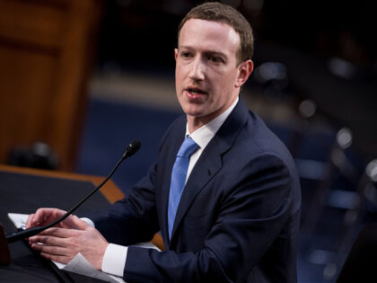 Facebook CEO Mark Zuckerberg speaks during a joint hearing of the Senate Commerce, Science